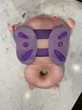 Almohada de protección para la cabeza de bebés, almohada de dibujos animados anticaída de algodón suave PP, cojín protector para niños pequeños, cuidado seguro para bebés