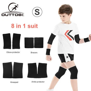 Outtobe 8PCS Kids Sports Gear Wrist Ankle Brace Knee Pads Support Compression Elbow Palm Protection Wrist Sleeve Protective Gear
Outtobe 8PCS Kids Sports Gear Wrist Ankle Brace Knee Pads Support Compression Elbow Palm Protection Wrist Sleeve Protective Gear