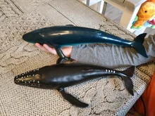 Figura de acción de vida marítima océano de gran tamaño, juguetes de modelo Animal para niños, colección de figuras de ballena, juguetes educativos