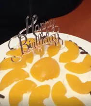 Pastel de acrilico feliz cumpleaños, decoración de pastel de cumpleaños, banderas para niños, adornos de pastel de fiesta, Baby Shower