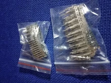 Dupont-conectores hembra + macho de 200mm, macho largo, cable de puente, 2,54 Uds. (= 1 paquete)