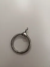 Colgante de Plata de Ley 925 con forma de cadena para mujer, accesorio Original de cadena de Cable, abalorio de plata 925, fabricación de joyas, gran oferta