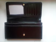 ¡Novedad de 2020! Cartera de piel de aceite de cera para mujer portfel damski bolso de mano largo de Piel de mujer cartera tarjetero cartera femenina