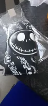 Nuevo Unisex cuero de la PU de Comics carteras con diseño nightmare película de suspense de dibujos animados Jack cráneo monederos 18*8,5 cm