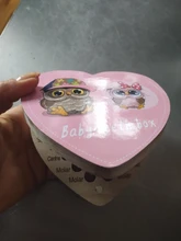 Caja de dientes de madera de Color español e inglés, organizador de dientes de niño y niña, almacenamiento de dientes de leche, colección de dientes, Umbilica, ahorra para regalos de recién nacidos