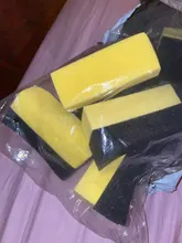 Almohadillas aplicadoras de contorno de neumático, esponja de cera de pulido de Color brillante W91F, 6 uds.