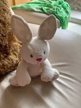 Juguetes de felpa educativos para niños, música eléctrica con forma de elefante, relajantes, se moverá