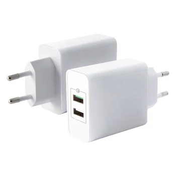 Wall Charger KSIX Quick Charge 3.0 USB White
Wall Charger KSIX Quick Charge 3.0 USB White