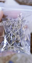 Lote de 100-200 Uds. De alfileres dorados y metálicos de rodio, accesorios para joyería, accesorios para manualidades DIY, 16, 20, 25, 30, 35, 40 y 45 mm