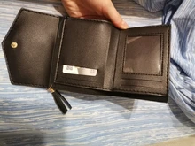 DOLOVE-cartera corta con borla para mujer, cartera pequeña coreana, sencilla, cuadrada, billeteras sencillas, monedero, Mini bolsa