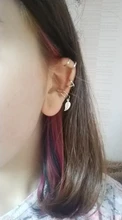 Pendientes bohemios de estrella y oro sin Piercing para mujer y hombre, aretes de Clip para la oreja de cartílago falso Simple, joyería con Clip