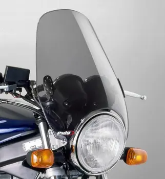 Puig 0336H Carenabris high for Moto with round headlamp, smoked 
Puig 0336H Carenabris high for Moto with round headlamp, smoked