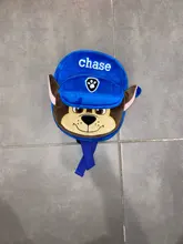 Mochila De felpa de la patrulla canina para niños, morral de felpa con ilustración de personajes de dibujos animados Marshall, bolso escolar para guardería, regalo para niños