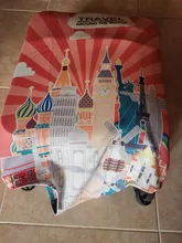 Cubierta protectora de equipaje para maleta de viaje, cubierta protectora de equipaje de Color verde, espesa, elástica, bosque de lluvia profunda, aplicable a maletas de 18-32 pulgadas, xt910