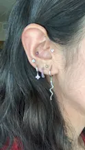 Aide-pendientes de plata de ley 925 con Circonia cúbica, pendientes de tuerca con diseño de flor de cristal, para mujeres y niñas