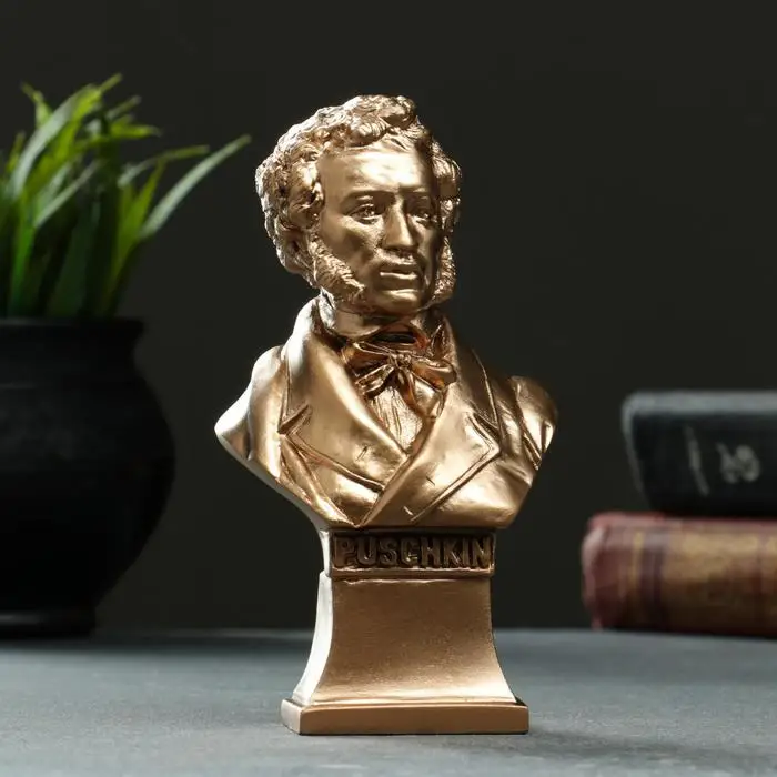 Bust пушкина No. 3 bronze |