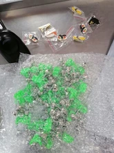 10 unids/lote mordedura alarmas pesca rod campanas de abrazadera de barra protector de esquina de las campanas de pesca accesorio ABS aire libre YJ-231 de Metal