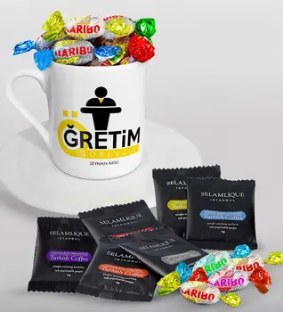 Personalized Lecturer Turkish coffee Cup Selamlique Mixed Turkish Coffee House and Haribo Candy Gift Set
Personalized Lecturer Turkish coffee Cup Selamlique Mixed Turkish Coffee House and Haribo Candy Gift Set