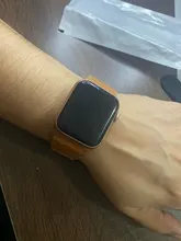 Correa de cuero para Apple watch, banda magnética de 44mm, 40mm, 38mm y 42mm, iWatch Series 3, 4, 5, 6 SE