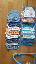 3 unids/set puro algodón reutilizables pañales 6 capa impermeable pañal de tela para bebé niños bebé algodón pantalones ropa interior,