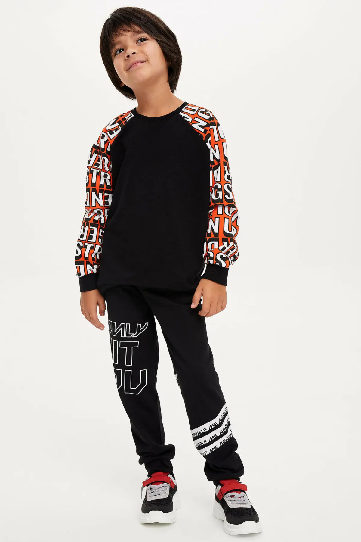 DeFacto New Boy Casual Black Trousers Fashion Drawstring Sweatpants Boys Letter Pattern Loose Long Pants Autumn - L2521A619AU
DeFacto New Boy Casual Black Trousers Fashion Drawstring Sweatpants Boys Letter Pattern Loose Long Pants Autumn - L2521A619AU