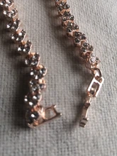 Pulsera de oro rosa de Color plateado para mujer, colgante de corazón de cristal, pulsera de mujer, joyería fina de Boda nupcial, regalo