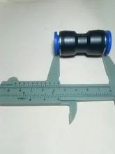 Accesorios Neumáticos Conector recto PU/PG 4-16mm OD manguera reductora 8-6mm plástico empuje en conector rápido Conexión de aire fontanería