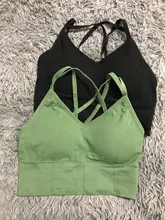 Sujetador deportivo transpirable antisudor para mujer, Top de Fitness, sostén sin costuras para Yoga, Top corto a prueba de golpes, Sujetador deportivo de realce, Top de entrenamiento para gimnasio