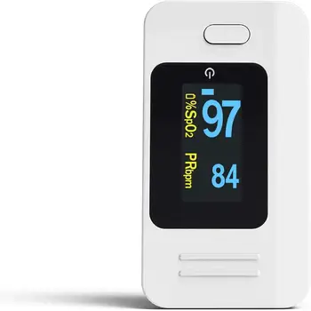 

CONTEC CMS50D4 Finger Oximeter OLED Blood Oxygen Saturation Monitor Pulse Ox SPO2 Sensor Waveform Bar PR PI Heart Rate Meter CE