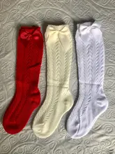 Calcetines tobilleros de algodón para niñas, calcetín de hasta la rodilla, suave, transpirable, antideslizante, para recién nacidos de 0 a 6 años