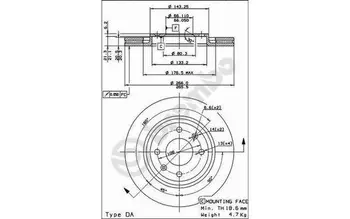 BREMBO Front brake disc
BREMBO Front brake disc