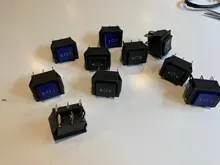 Power-Switch Electrical-Equipment ON-OFF-ON KCD4 3-Position-6 with 20A 16A 250vac/20a