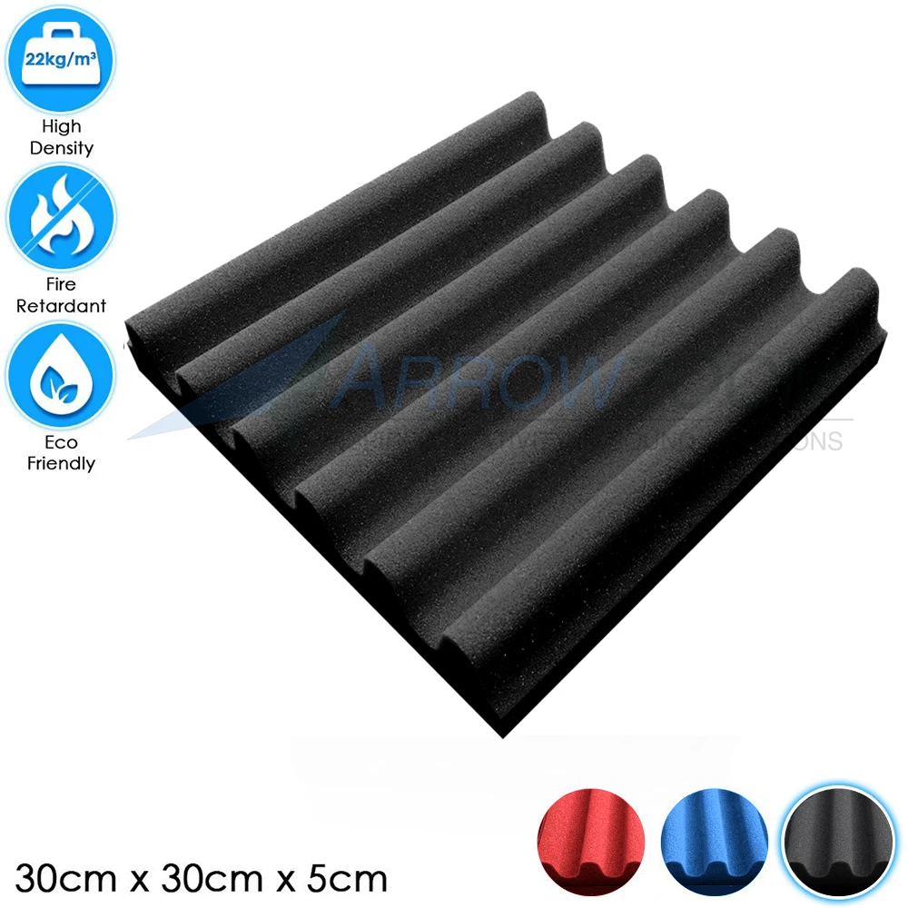 Arrowzoom Sea Wave Pro Tile Studio Sound Absorbing Panel Acoustic Foam Treatment AZ1242
Arrowzoom Sea Wave Pro Tile Studio Sound Absorbing Panel Acoustic Foam Treatment AZ1242