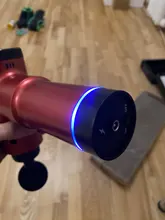 Pistola de masaje para terapia muscular, masajeador deportivo para el dolor, relajación corporal, adelgazamiento, alivio con 4 cabezales, 32 velocidades, 8000r/min