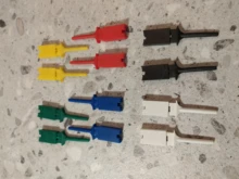 Clips Analyzers Test-Hooks Flattening-Test Logic Flat-Hook-Connection for Red Black Yellow