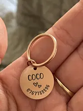 Pet-Id-Tag Pet-Accessories Puppy Dog-Collar Engraved Dog Personalized for Cat