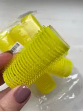 6 unids/set gran auto agarre rodillos del pelo se aferran cualquier tamaño DIY rizadores de cabello Color al azar DIN889