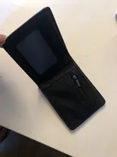 Billetera de cuero PU plegable para hombre, billetera corta con broche Vintage, monedero bolsa de monedas, tarjetas multifuncionales, Juguetes