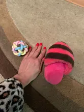 1pc Pet Dog Toys Squeak Plush Toys for Dogs Slipper Shape Dog Chew Toy Soft Plush Puppy