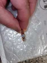 UMODE-anillo de compromiso con Circonia cúbica para mujer, sortija de boda, Color oro rosa, Circonia cúbica, zirconia, circonita, zirconita, circón, AJR0064