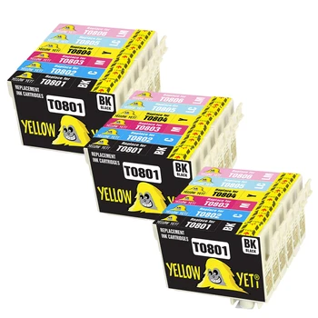 Compatible Ink Cartridges T0801 T0802 T0803 T0804 T0805 T0806 for Epson Stylus R265 R285 R360 RX560 PX710W PX720WD Printer
Compatible Ink Cartridges T0801 T0802 T0803 T0804 T0805 T0806 for Epson Stylus R265 R285 R360 RX560 PX710W PX720WD Printer