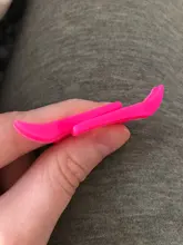 Plantillas de Delineador de Ojos de gato, modelos de maquillaje profesional, nuevo alerón de estilo gatito de gran tamaño, 1 par