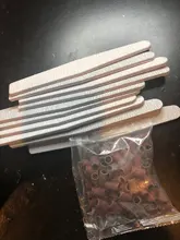 100 Uds bandas de limado de manicura archivo para UV Gel acrílico removedor polaco para máquina de clavos eléctrica taladro clavo 80 #/120 #/180 #