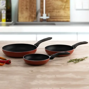 Set of pans Quid Market Aluminium 18/22/26 cm (3 pcs) 
Set of pans Quid Market Aluminium 18/22/26 cm (3 pcs)