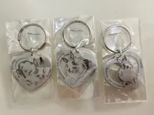 Llavero personalizado con foto de corazón, llavero de fotografía de gato, regalo de cumpleaños, recuerdo, Llavero perro de memoria