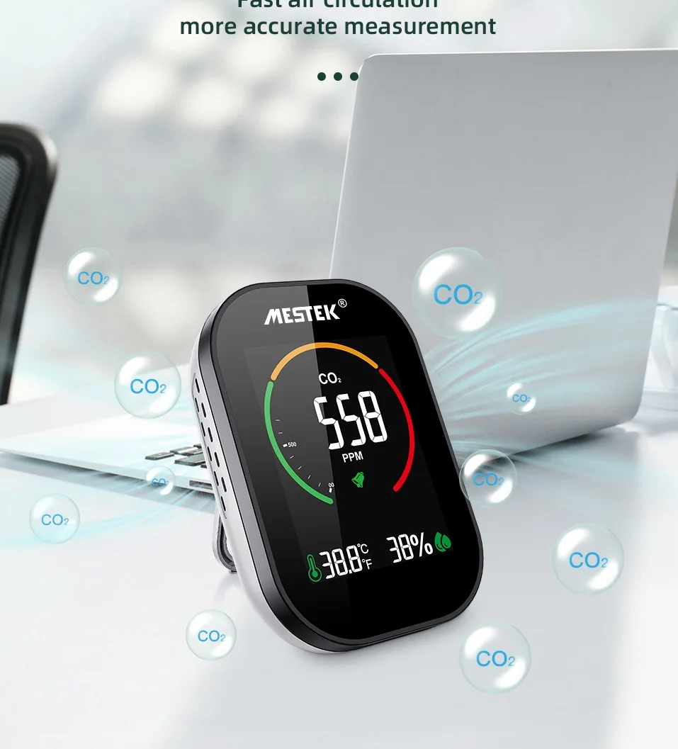 CO2 meter sensor Gas Detector Digital Temperature Humidity co2 detector Air Quality Monitor Carbon Dioxide Capteur Medidor co2
CO2 meter sensor Gas Detector Digital Temperature Humidity co2 detector Air Quality Monitor Carbon Dioxide Capteur Medidor co2