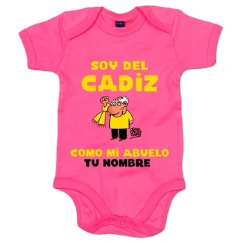 Baby Body I'm Cádiz like my grandfather customizable with name