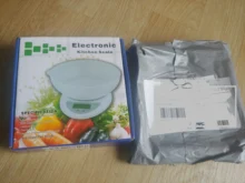 Báscula de cocina de 5KG/1G, balanza electrónica LCD adecuada para cocina doméstica