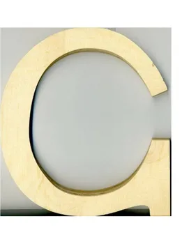 WOODEN ALPHABET LETTER C
WOODEN ALPHABET LETTER C
