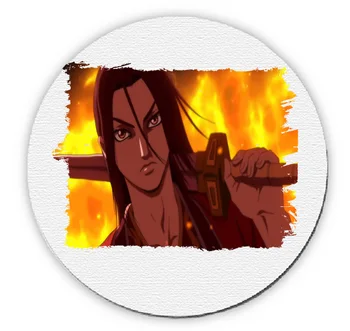ROUND ANIME KINGDOM UNDER FIRE mousepad raton 
ROUND ANIME KINGDOM UNDER FIRE mousepad raton